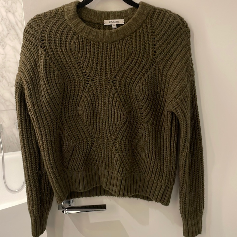 Madewell Cable Knit Sweater XXS